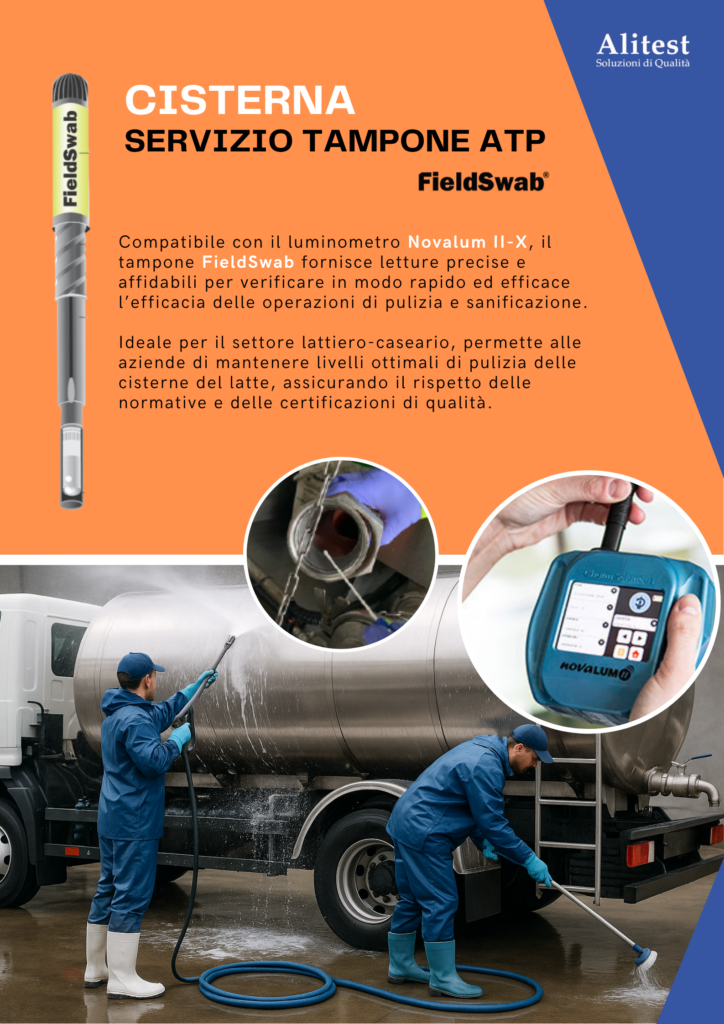 FieldSwab per cisterne latte