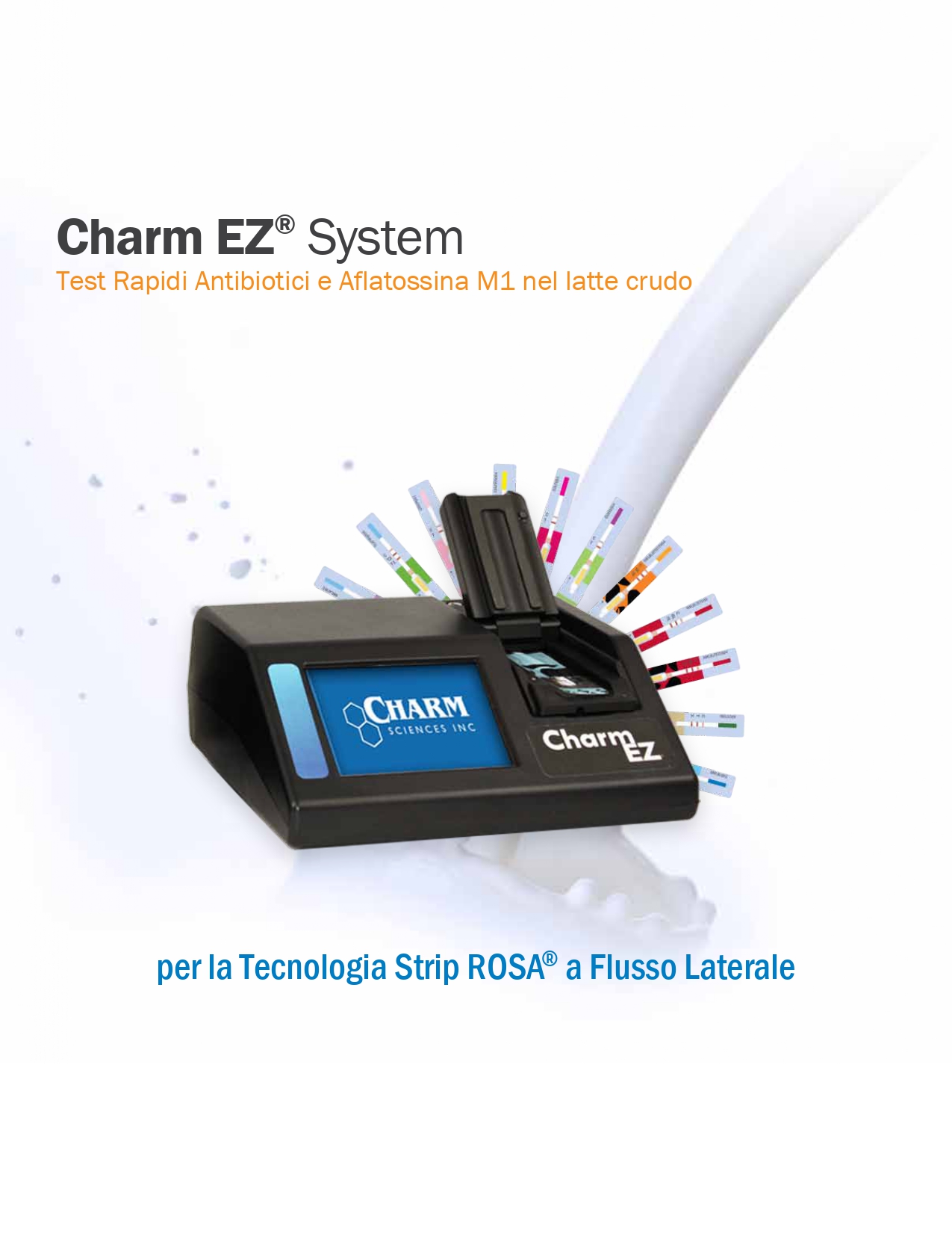 Charm EZ System per analisi di Antibiotici e Aflatossina M1